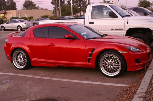 2004 mazda rx-8 4 door sports coupe - 6 speed manual trans.