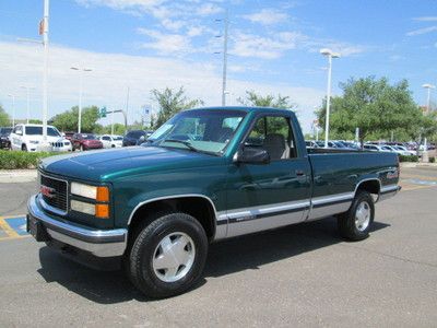 1997 4x4 4wd green automatic v8 miles:86k long bed regular cab pickup truck