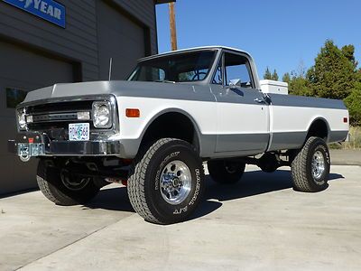 1970 chevrolet pickup k20 4x4 long box, 454 v8, 4speed, sharp!