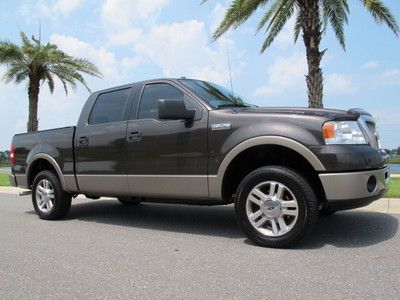Ford f150 supercrew lariat 5.4l v8 automatic leather loaded clean truck!!