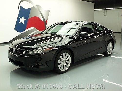 2008 honda accord ex-l coupe v6 sunroof htd leather 38k texas direct auto