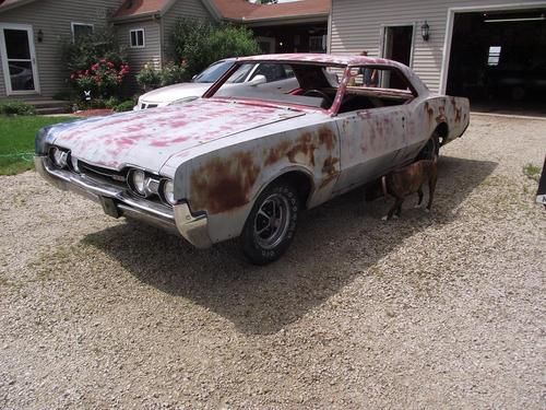 1967 oldsmobile 442 hardtop 4 speed project car