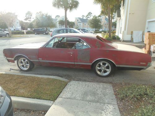 Project 1966 oldsmobile (olds) cutlass 442- original 400 cu in b/b project-hurst