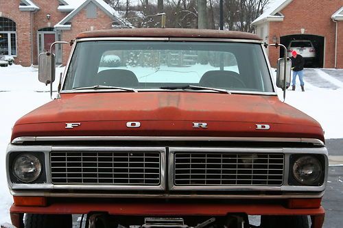 1970 ford f250 4x4 highboy, 360 v8 4 spd manual, so.cal. black plate orig/1 own.