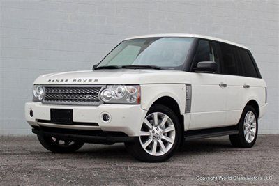 Low miles, loaded 2008 range rover supercharged sc white black 06 07 09 10 sport