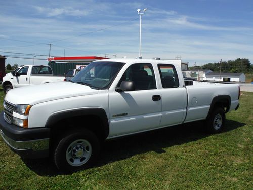 2005 chevrolet hd 2500 xcab 4x4 8ft bed lease turn in, great truck for work