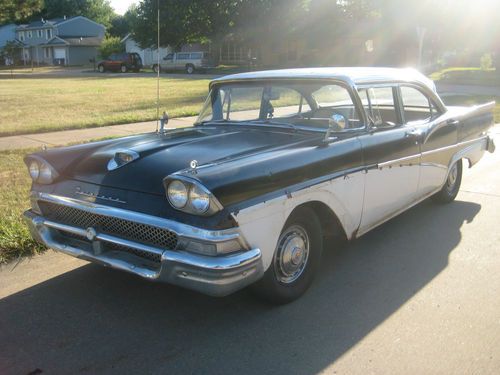 1958 ford fairlane 500 4 door 332 4bbl v8