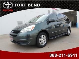 2005 toyota sienna 5dr le abs alloy wheels cd cruise power seat power door