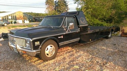 1972 chevrolet cheyenne 2500 car hauler / ramp truck 454ci big block factory!!