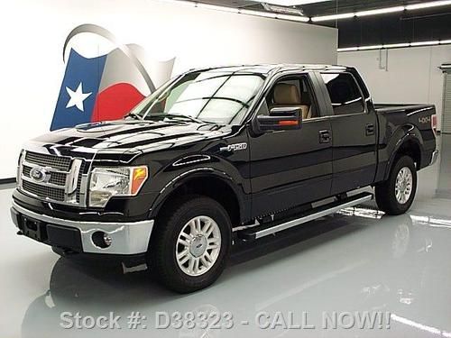 2011 ford f150 lariat crew 4x4 5.0 climate leather 20k texas direct auto