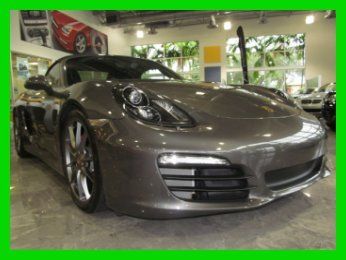 13 agate gray manual:6-speed boxter s convertible *sport suspension *florida