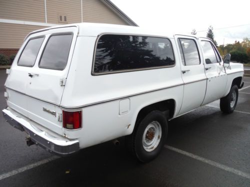 Purchase used NO RESERVE ***** 1979 CHEVROLET K20 SUBURBAN ... Purchase used NO RESERVE ***** 1979 CHEVROLET K20 SUBURBAN ...