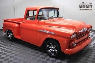 1959 chevy shortbed apache custom pickup truck! beautiful restoration!