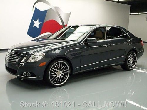 2010 mercedes-benz e350 luxury p1 sunroof nav 20&#039;s 50k texas direct auto