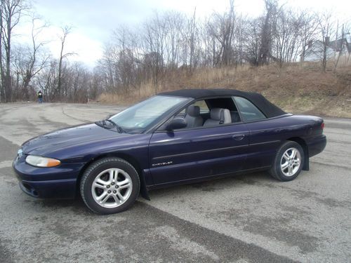 1997 chrysler sebring convertible jxi free delivery with buy it now! lqqk