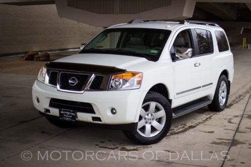 2010 nissan armada titanium bluetooth running boards sat. radio 4x4 bose sound