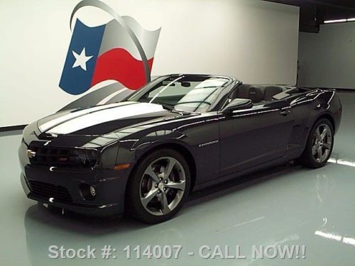 2013 chevy camaro 2ss rs convertible leather hud 142 mi texas direct auto