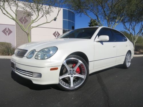 1 owner clean carfax pearl white 20 inch wheels like 98 99 00 02 03 gs400 gs350