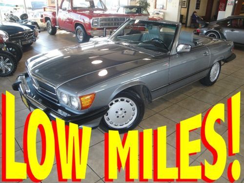 Fully documented 560sl low miles 2-tops great condition r1071988 89 87 86 lqqk!