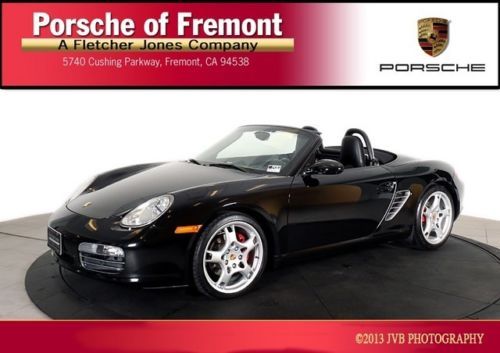 2006 porsche boxster roadster s, low miles, black on black, fully loaded!