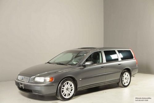 2004 volvo v70 wagon 7-pass 3row sunroof leather alloys prem-sound clean 1-0wner