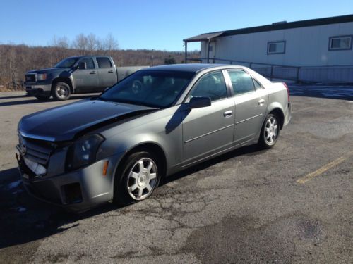 2004 cadillac cts - recently wrecked - fixer upper or for parts - no reserve!