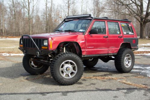 Built, 3/4 ton jeep cherokee xj w/go-fast suspension