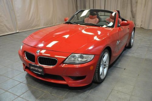 Imola red 2008 bmw z4m roadster z4 m convertible 333 horsepower!! rare