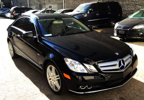 2011 mercedes-benz e350 coupe 2-door 3.5l amg package