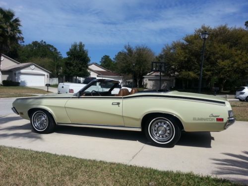 Original, matching #&#039;s 1970 mercury cougar convertible