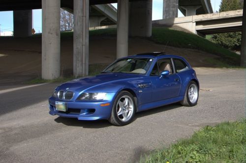 2000 bmw z3 m coupe coupe 2-door 3.2l rare manual clean