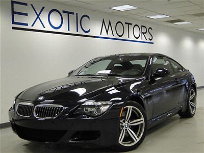 2009 bmw m6 coupe v10! smg nav cold-weather-pkg pdc 500hp comfort-access 19whls