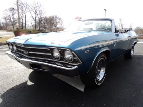 1969 chevelle ss convertible four speed rally wheels bucket seat full gauges!!!!