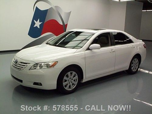 2009 toyota camry xle v6 sunroof htd leather 78k miles texas direct auto