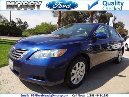 Pre-owned hybrid-electric 2.4l blue w gray leather mint clean perfect in and out