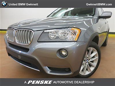 Xdrive28i low miles 4 dr suv automatic gasoline 2.0l 4 cyl engine s gray