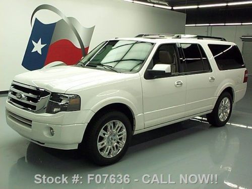 2011 ford expedition limited el sunroof leather nav 64k texas direct auto