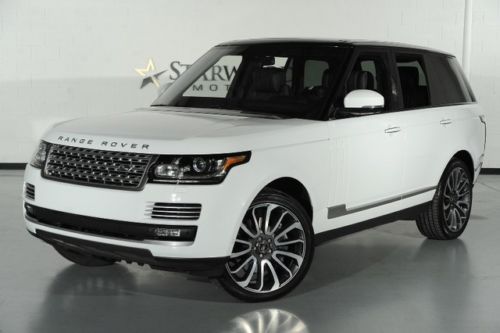 2014 supercharged autobiography executive full leather 22 wheels lane departure