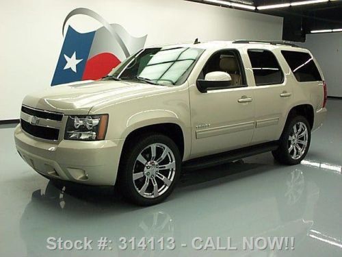 2013 chevy tahoe lt htd leather sunroof dvd 22&#039;s 26k mi texas direct auto