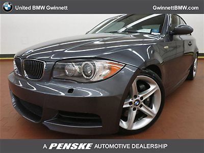 135i 1 series low miles 2 dr coupe automatic gasoline 3.0l straight 6 cyl sparkl