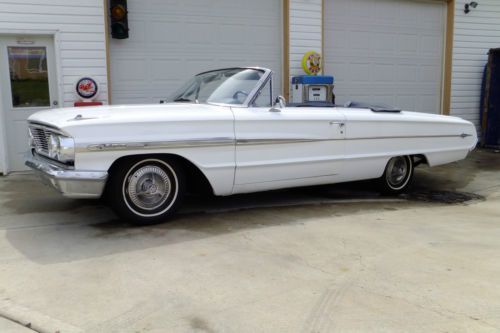 1964 galaxie 500 xl convertible no reserve!   sold live on tv in january