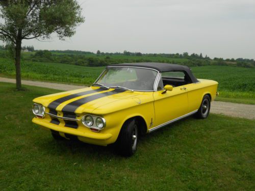 1963 corvair syder convertible/show winning paint/43,968 miles