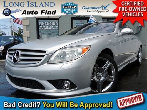 Clean leather luxury silver navigation sunroof v8 power chrome amg camera
