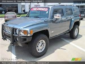 Excellent condition, clean, second-owner 2006 hummer h3 mid-blue