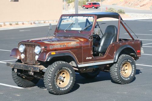 Cj5 golden eagle levi edition v8 stock rust free low miles original runs great