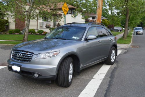 2005 infiniti fx 35 gray / black 77k miles 4 new tires no accidents clean carfax