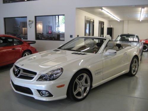 2011 mercedes-benz sl550 roadster diamond white