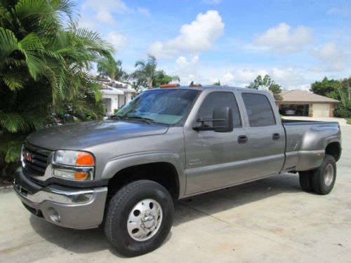 06 diesel 4x4 dually crew! slt pack-leather sunroof etc! clean florida truck!