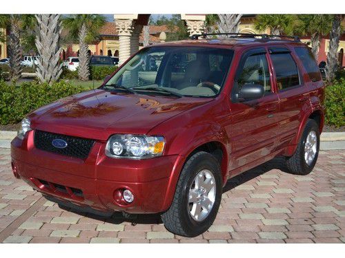 2007 ford escape limited clean carfax! automatic 4-door suv leather