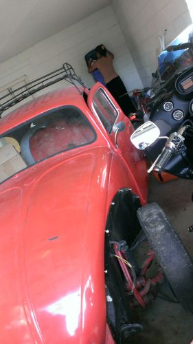 1965 vw bug solid body all original with tons of new parts moving no room